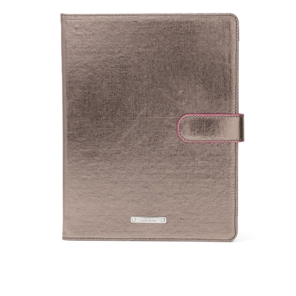 Stella and Dot - Chelsea IPad Case Pewter Metallic